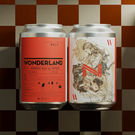 Nara Brewing Co. 奈良醸造 「WONDERLAND・ワンダーランド」 缶 350ml ナイトロ缶