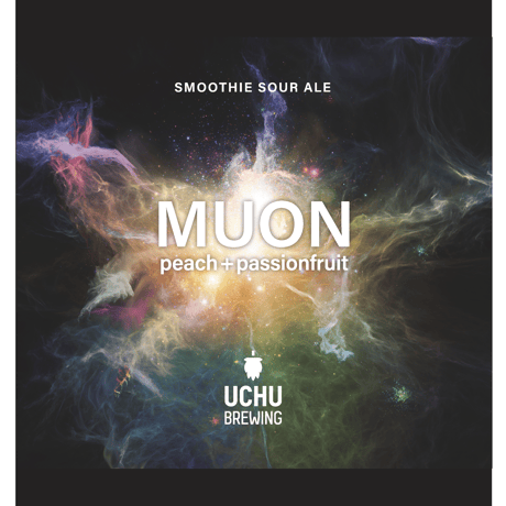 うちゅうブルーイング 「MUON peach+passionfruit・ミューオン」 缶 350ml