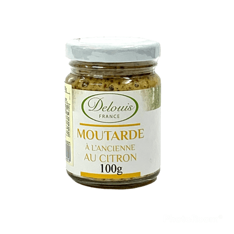Delouis ドゥルイ オーガニック レモン粒マスタード 100g