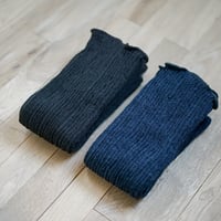 memeri(メメリ）　シルクウール2重編レッグウォーマー