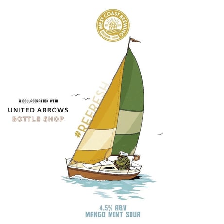 WEST COAST BREWING ウェストコーストブルーイング 「#refresh」 缶 500ml