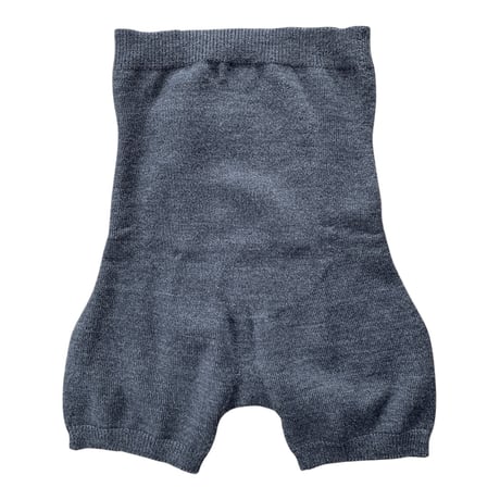 ぬいめのないウールコットンのはらまきパンツ