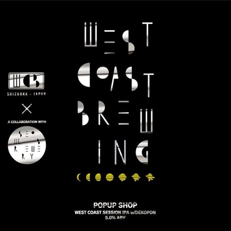 WEST COAST BREWING （ウェストコーストブルーイング）「POPUP SHOP（WCB × SEOUL BREWERY）」 缶 500ml