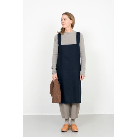 fog linen word リネンスクエアクロスエプロン