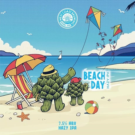 WEST COAST BREWING 「Beach Day」 缶 500ml