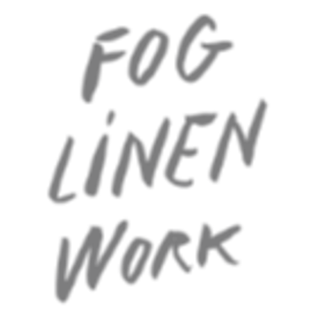 fog linen word リネンスクエアクロスエプロン