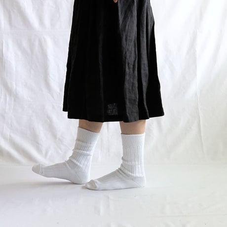 NISHIGUCHIKUTSUSHITA(ニシグチクツシタ）エジプトコットンリブソックス