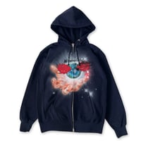 World is yours zip up hoodie