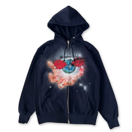 World is yours zip up hoodie