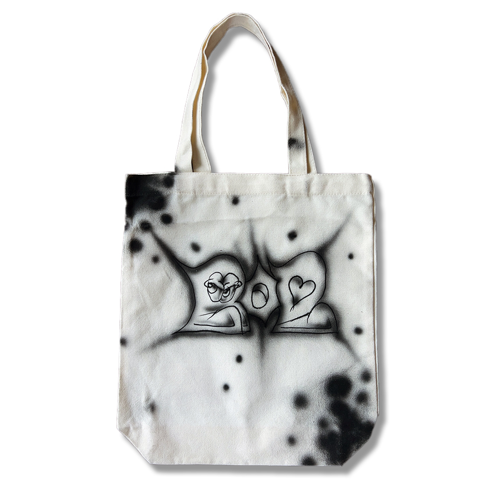 1of1 Airbrush Canvas Tote Bag #1 | RYOTA DAIMON