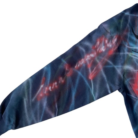 Skull in space zip up hoodie