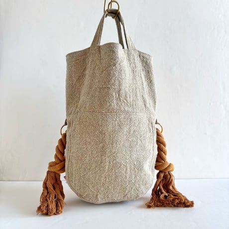 ”upcycle" bicolor 2way bag (doily)