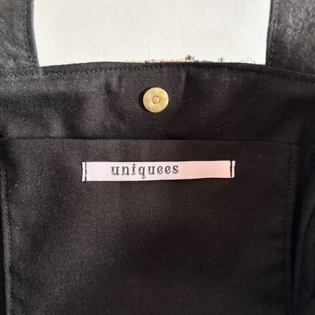 italian tweed gather bag