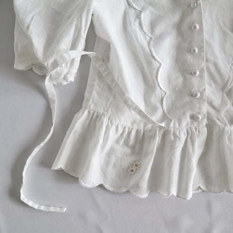 upcycle linen blouse