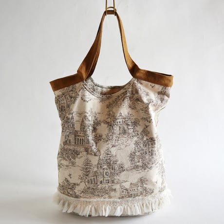 vintage embroidery bucket bag