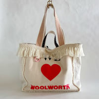 upcycle tote bag  "B"