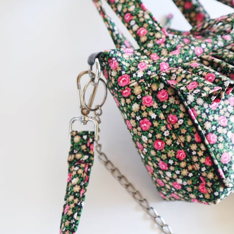floral mini totebag "c"