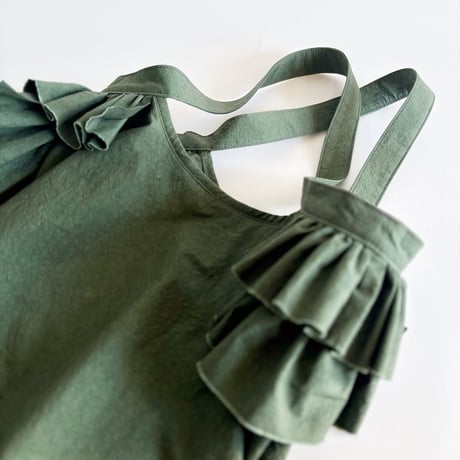 bucket bag　(dark green)