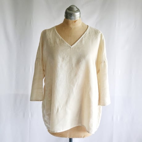 upcycle linen pullover