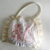 embroidery lace bag  (wedding)