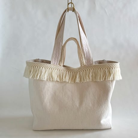 upcycle tote bag  "D"