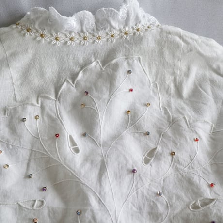 upcycle linen blouse