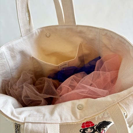 upcycle tote bag  "C"