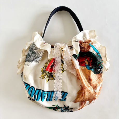 vintage scarf upcycle bag (spain)