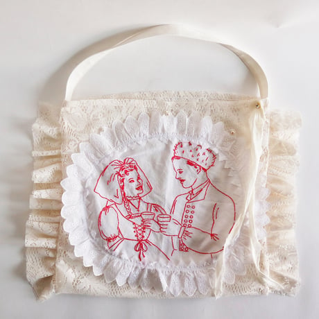 embroidery lace bag  (wedding)