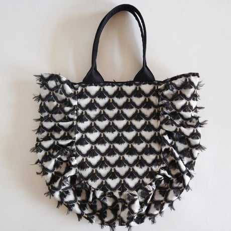vintage fabric gather bag
