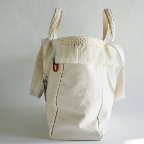 upcycle tote bag  "A"