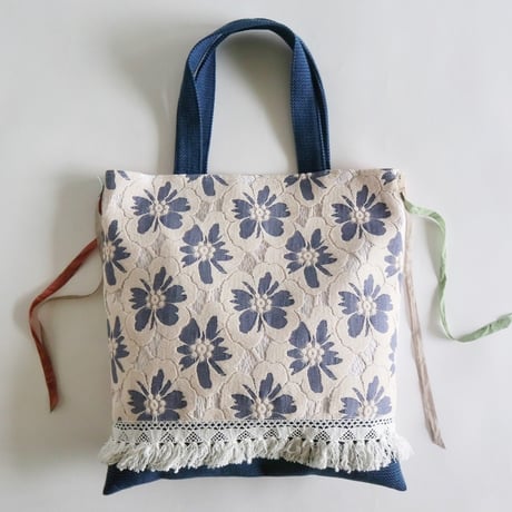 "upcycle" vintage embroidery bag