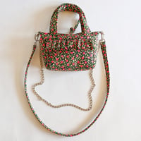 floral mini totebag "c"