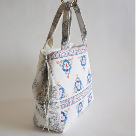 upcycle tote bag   ”embroidery ”