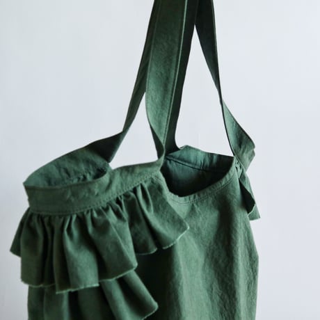 bucket bag　(dark green)