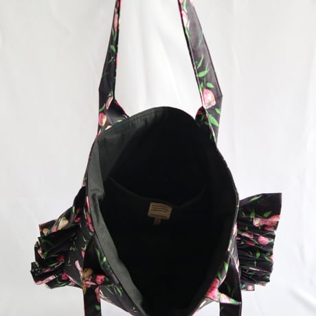 quilting frill floral bag (Japan)