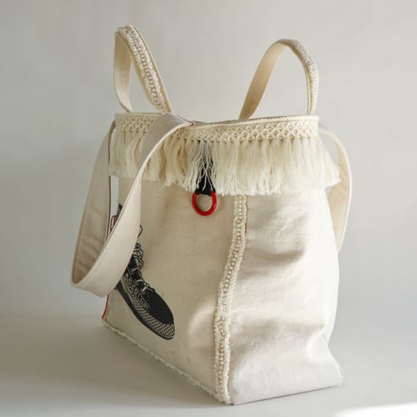 upcycle tote bag  "A"