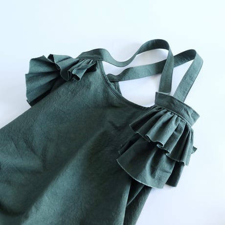 bucket bag　(dark green)