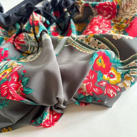 vintage scarf upcycle bag (floral)