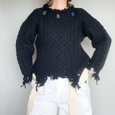 upcycle knit "C"