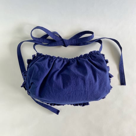 shirring bag （light navy)