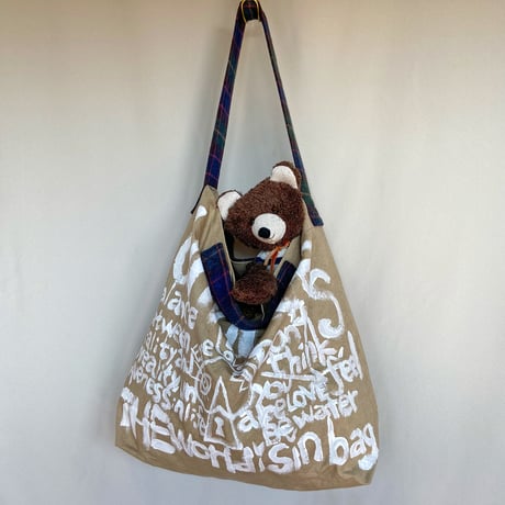 painting newspaper bag