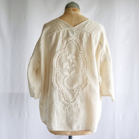 upcycle linen pullover