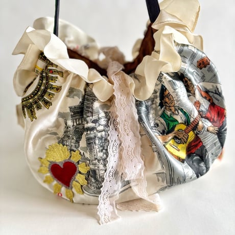 vintage scarf upcycle bag (spain)