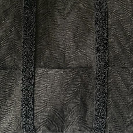 french linen herringbone bag