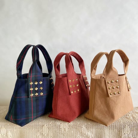 canvas tote bag mini （terracotta)