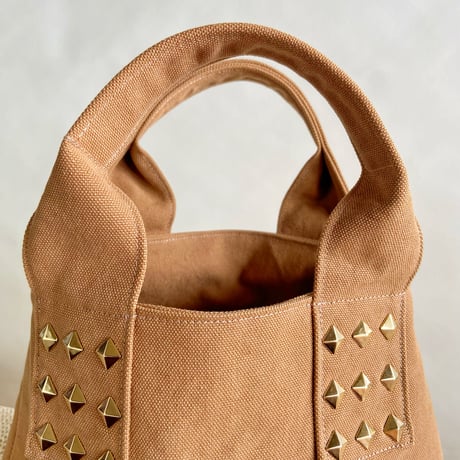 canvas tote bag mini (beige)