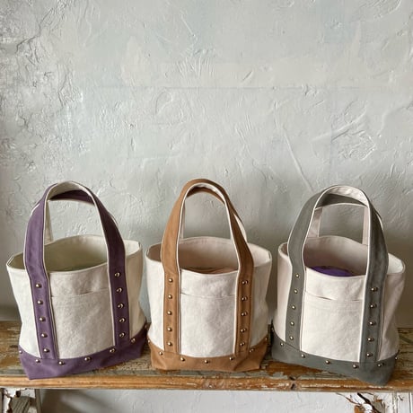canvas tote bag medium (middle gray)