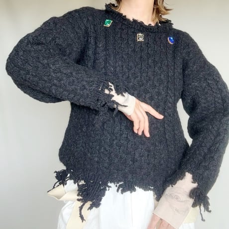 upcycle knit "C"