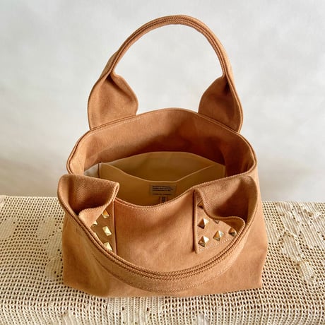 canvas tote bag mini (beige)